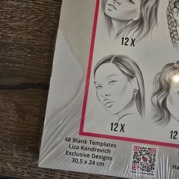 FACECHART Template Workbook Volume 2 by Liza Kondrevich NEW - Picture 2 of 3